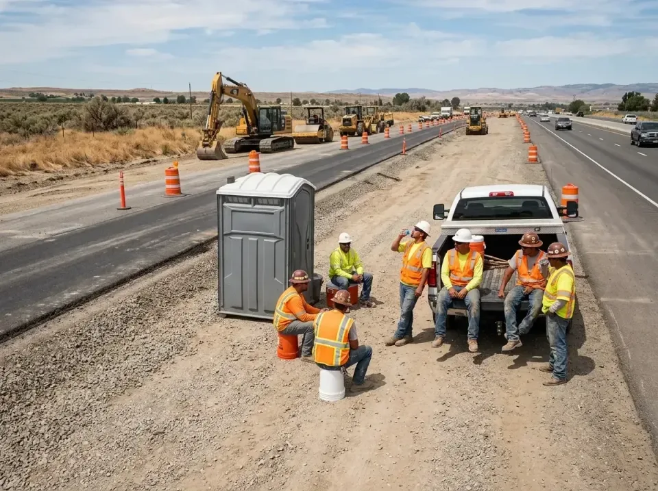 highway-road-construction-crew-007 — frequently asked questions, Porta Potty and Restroom Rentals in Centralia, WA
